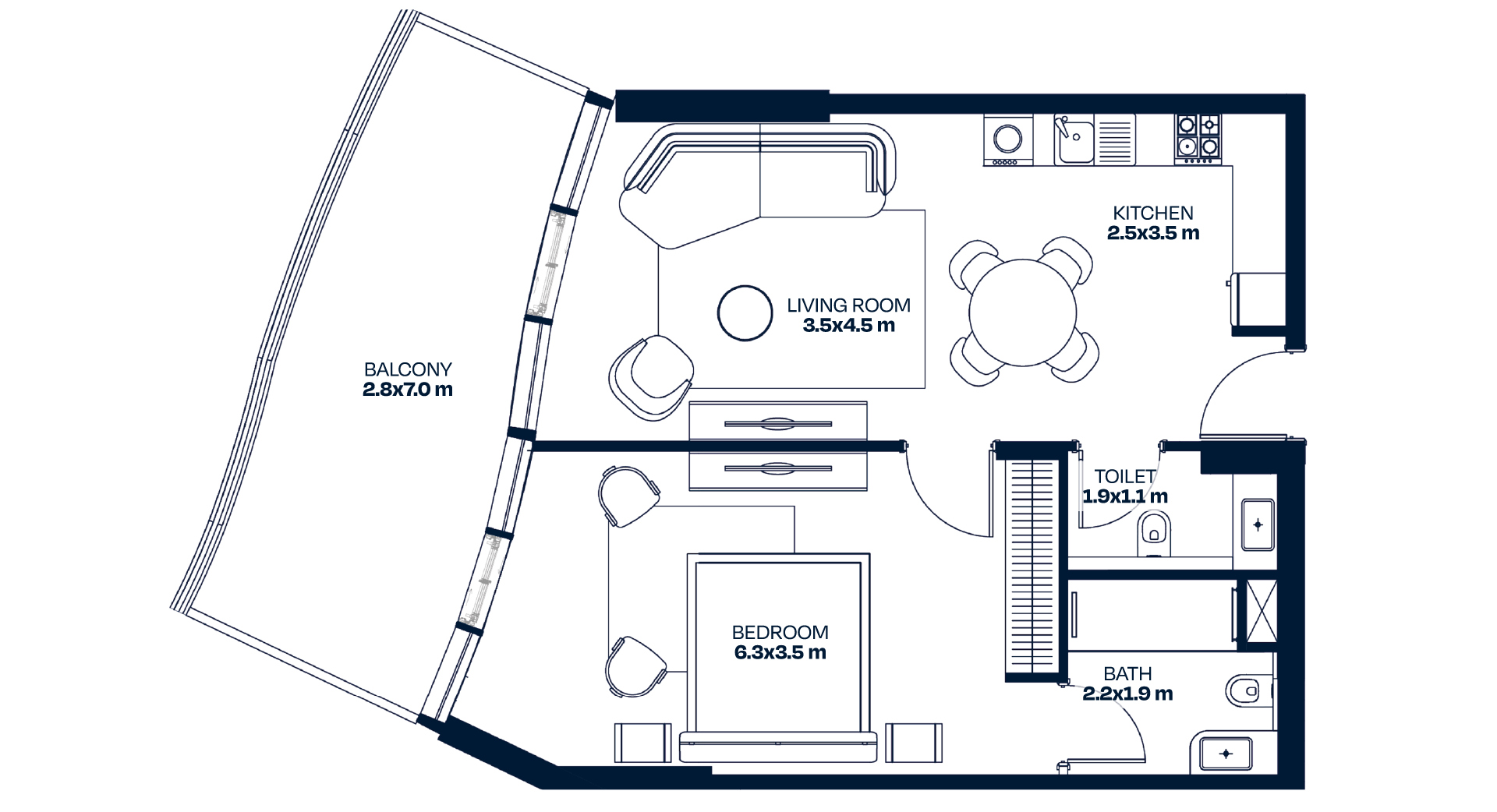 1-Bedroom Apartment