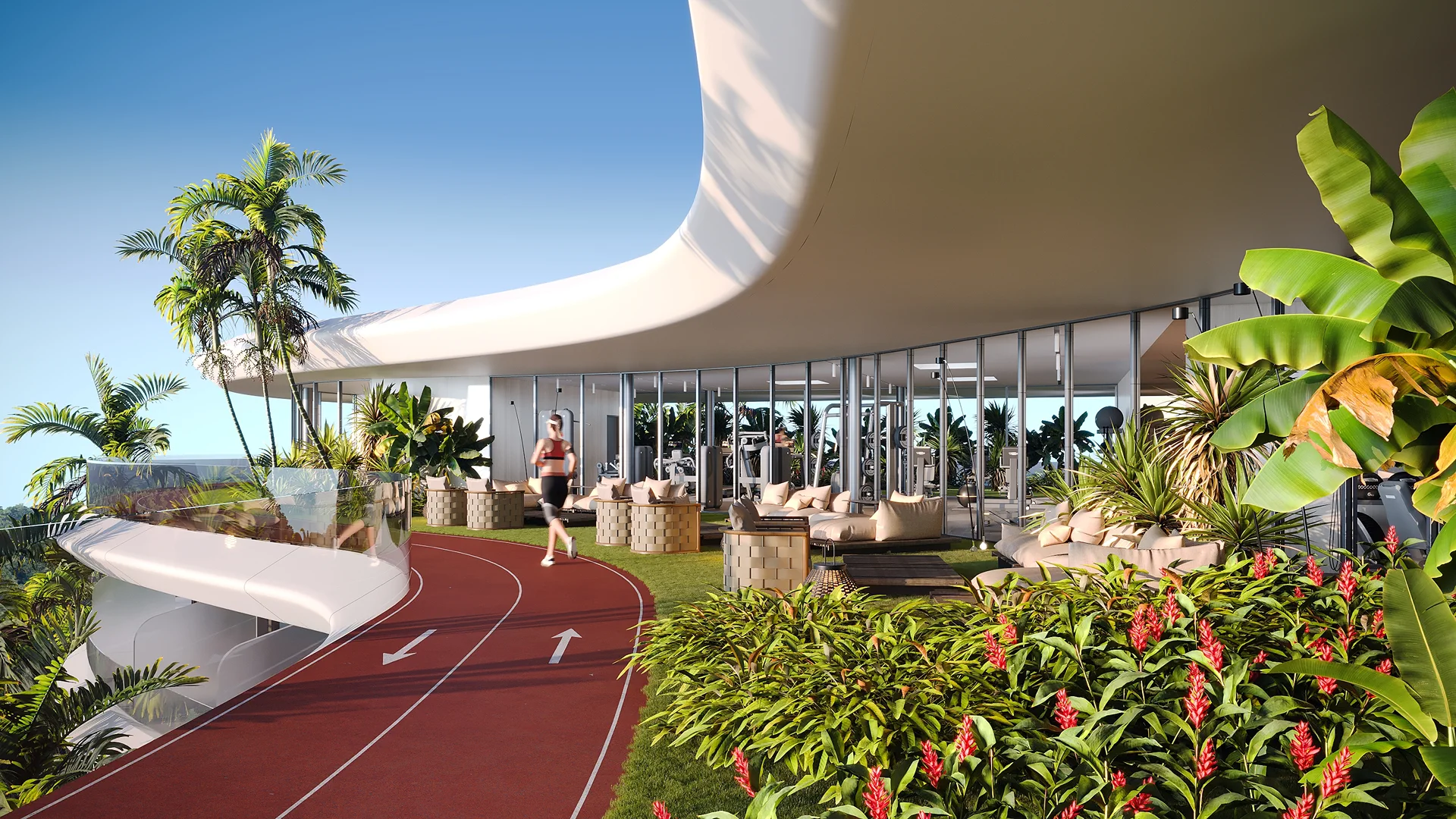 350-Metre Jogging Track